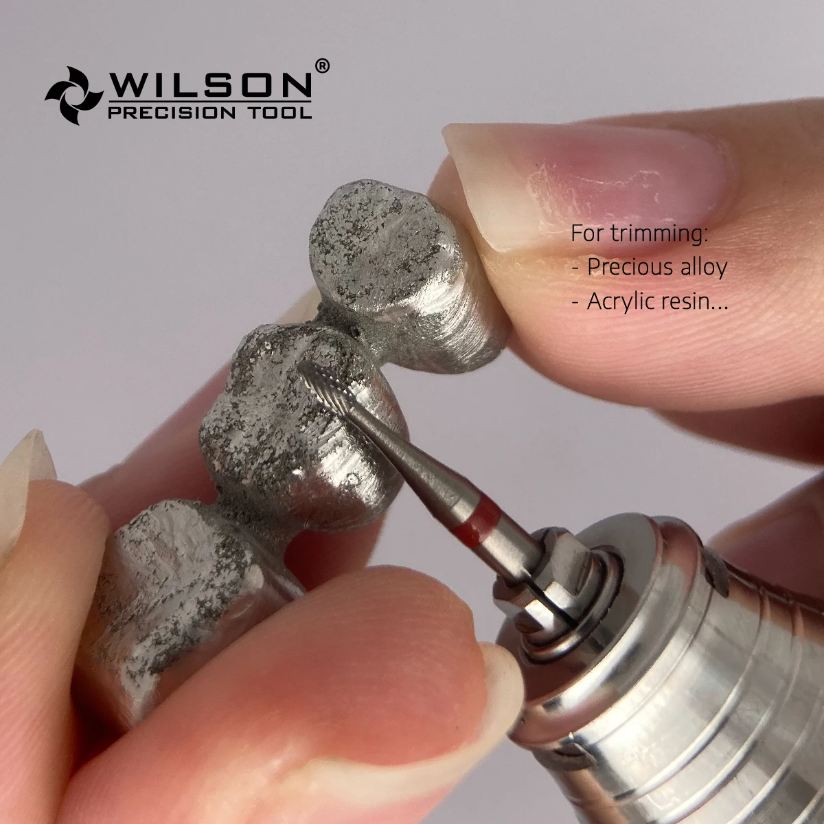 WilsonDental Burs 5000228-ISO 277 140 014 Tungsten Carbide Dental Burs for trimming Metal/Acrylic