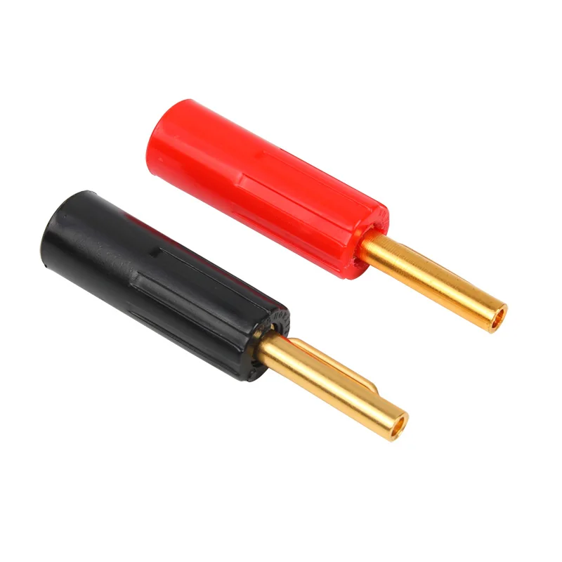 New British DELTRON 584 Series Gold-plated Banana Plug Speaker Plug Speaker Amplifier Pure Copper Connector Free Solder 10A 50V