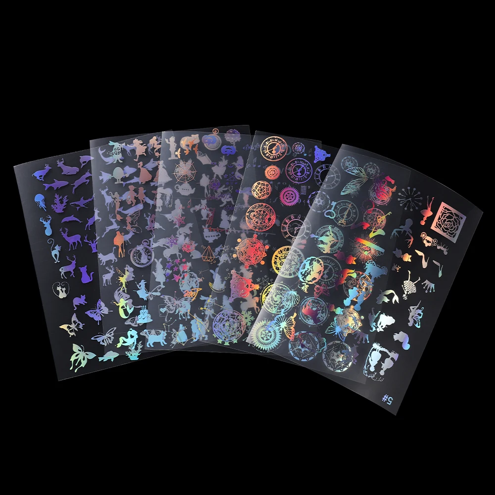

20 Styles Epoxy Resin Filling Material Transparent Decorate Cat Stickers UV Resin Stickers Filler for Jewelry Making Accessories