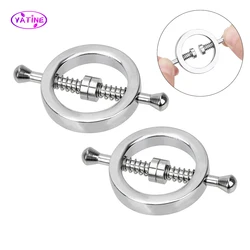 Metal Nipple Clamps Clitoral Clips Bondage Set Sex Toys For Women Couple Tools Adults Games Erotic Products Harness Accessories