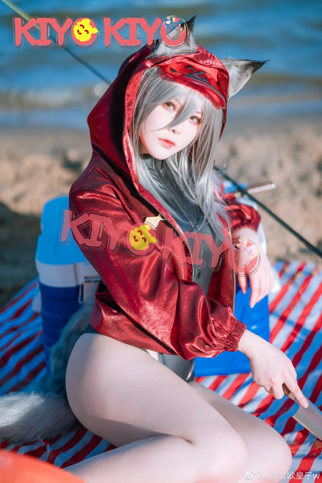 KIYO-KIYO Game Arknights Cosplay Projekt Red Jumpsuit Cosplay Costume Halloween Costumes Sexy Swimsuit for women