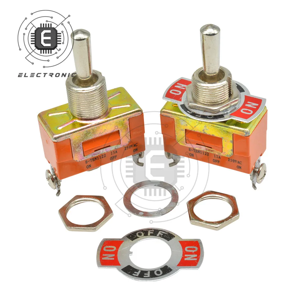 Interruptor de palanca Original, 250V/15A, E-TEN1021/1121/1122/1221/1321/1322, 29x14,5 MM, 31x19,8 MM, en Stock