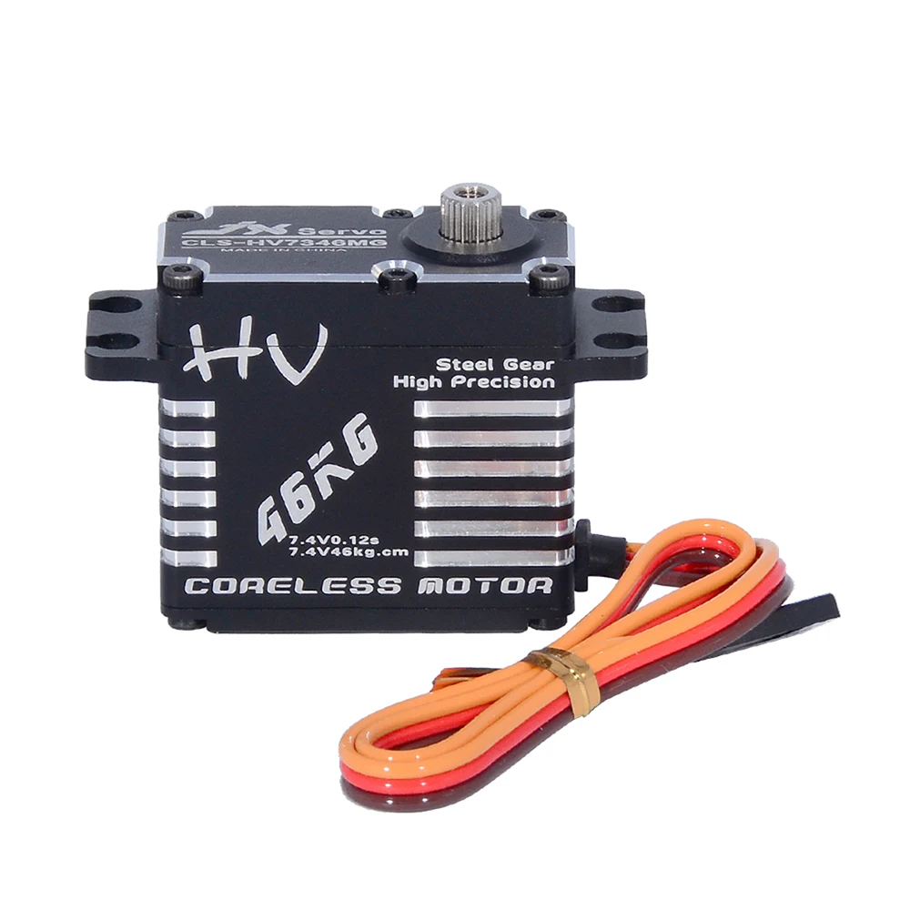 ใหม่ JX Servo CLS-HV7346MG 46กก.HV สูงเกียร์ Full CNC อลูมิเนียมโครงสร้าง Digital Coreless Servo