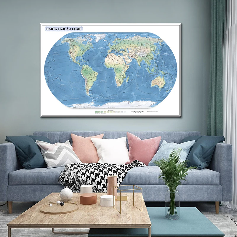romanian-geographic-map-225x150cm-non-woven-large-map-of-the-world-canvas-painting-wall-art-for-home-office-supplies