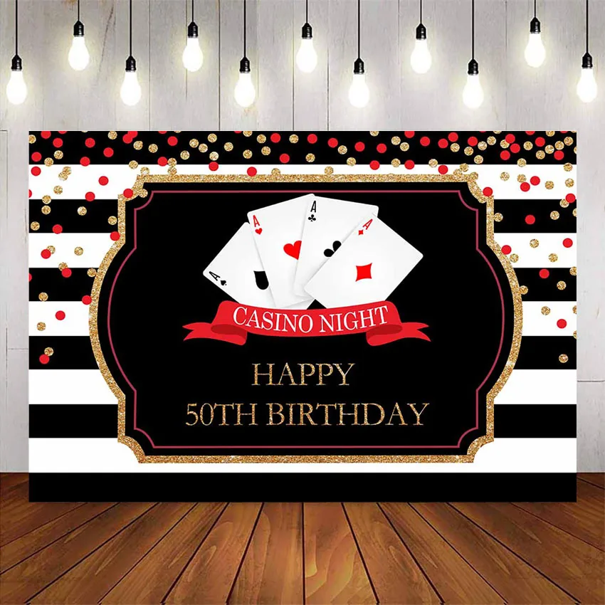 arriere-plan-de-soiree-theme-de-poker-joyeux-anniversaire-points-pailletes-rayures-noires-et-blanches-pour-studio-photo-casino-nuit-d'anniversaire