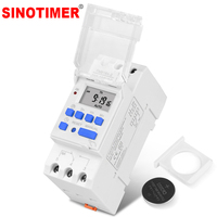 SINOTIMER Brand Microcomputer Electronic Weekly Programmable Digital TIMER SWITCH Time Relay Control 220V AC 16A Din Rail Mount