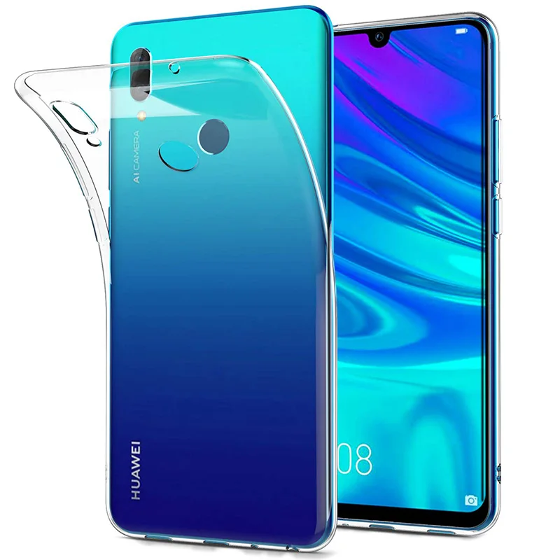 

Full Cover Silicone Phone Cases for Huawei Y7 Pro 2019 TPU Back Covers Soft Transparent 360 Protective Y7Pro2019 Enjoy 9 Enjoy9