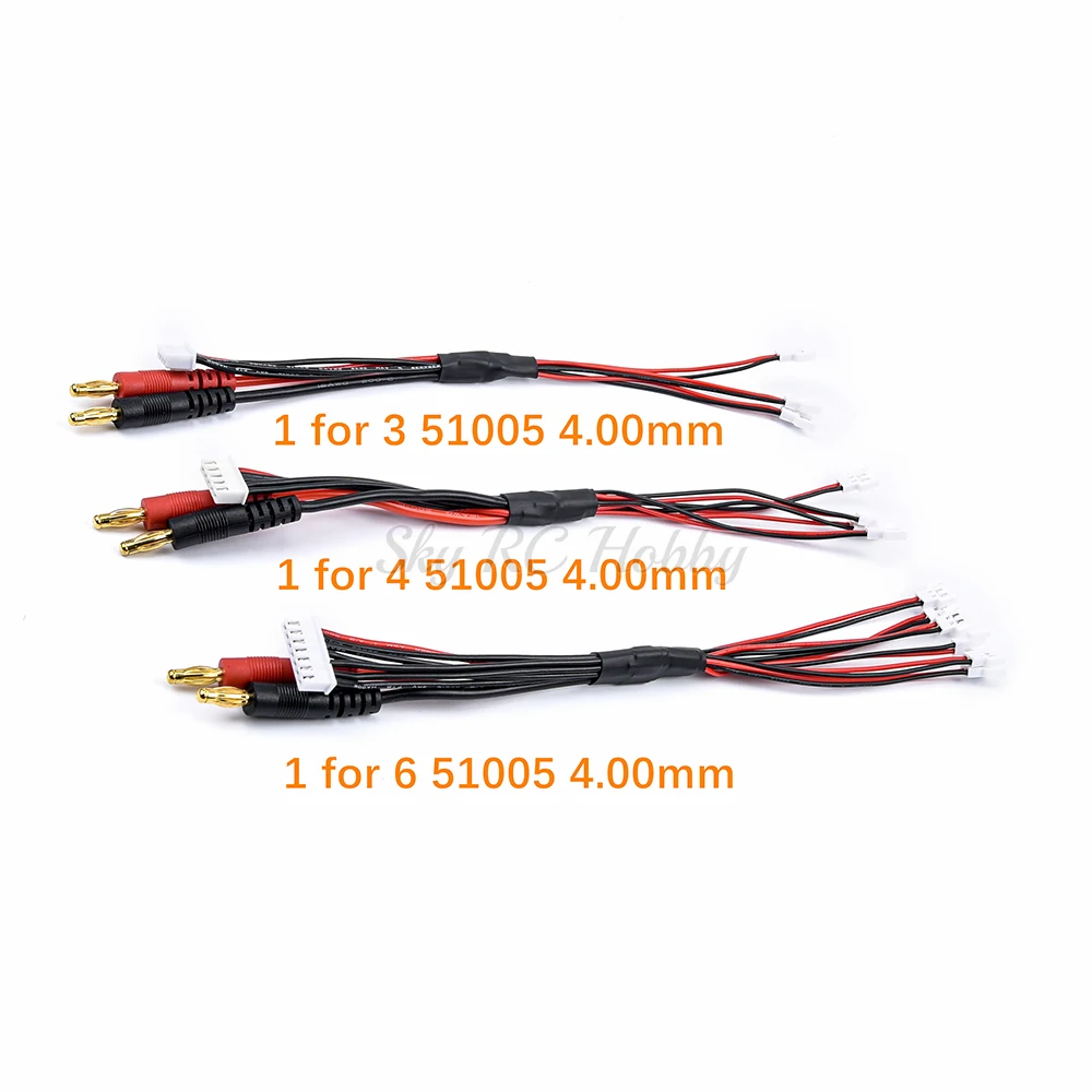 1S Lipo Battery PH2.0 51005 Power Charging Cable Wire 4mm Banana / XT60 Plug for Gaoneng BetaFPV IMAX B6 B6AC Charger