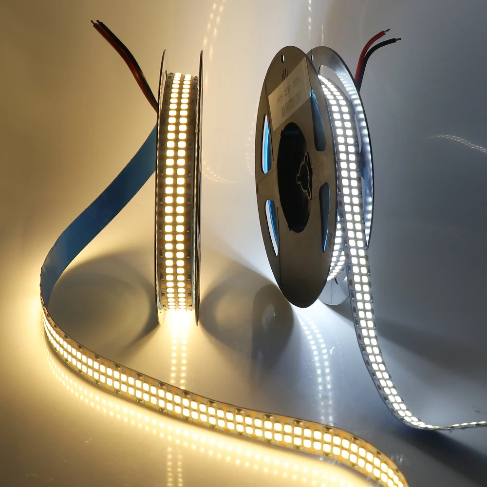 High Quality 2835 LED Strip Light 5m 10m 20m Waterproof Led Tape Ribbon Diode 120/240/480 LEDs/M Flex Led Light Stripe 12V 24V