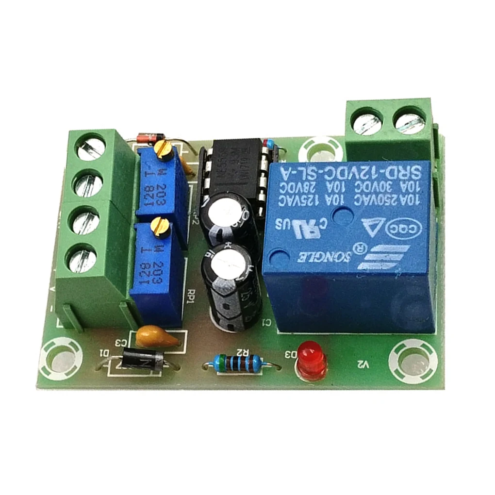 XH-M601 Battery Charging Control Board 12V Intelligent Charger Power Supply Control Module Panel Automatic Charging/Stop Switch