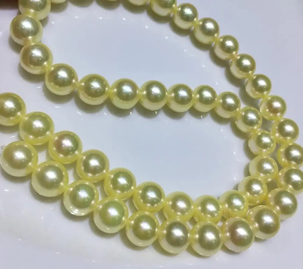 MADALENA SARARA AAA Genuine Pearl Necklace 10-12mm Colorful Natural Saltwater Pearl Women Necklace