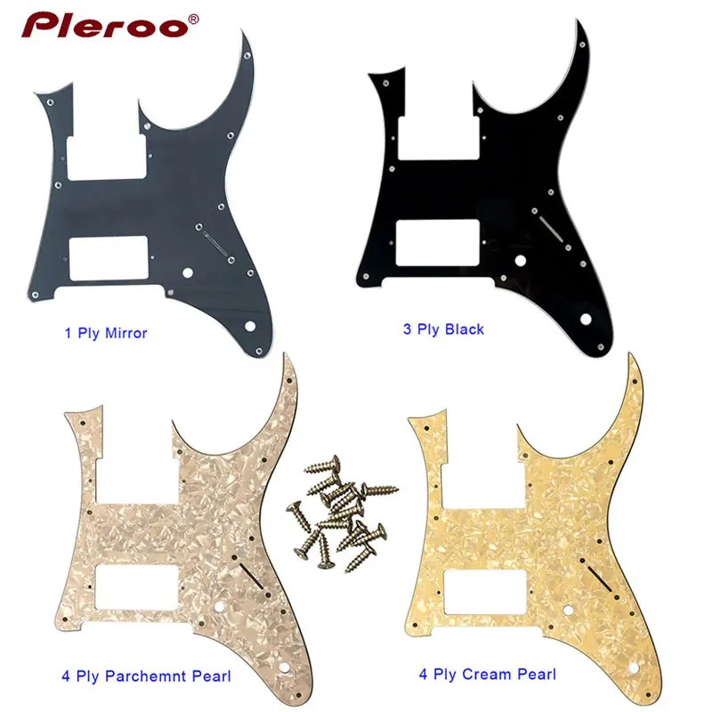 

Pleroo Custom Electric Guitar Parts - For Ibanez MIJ RG 350 DXZ Guitar Pickguard HH Humbucker Pickup Scratch Plate