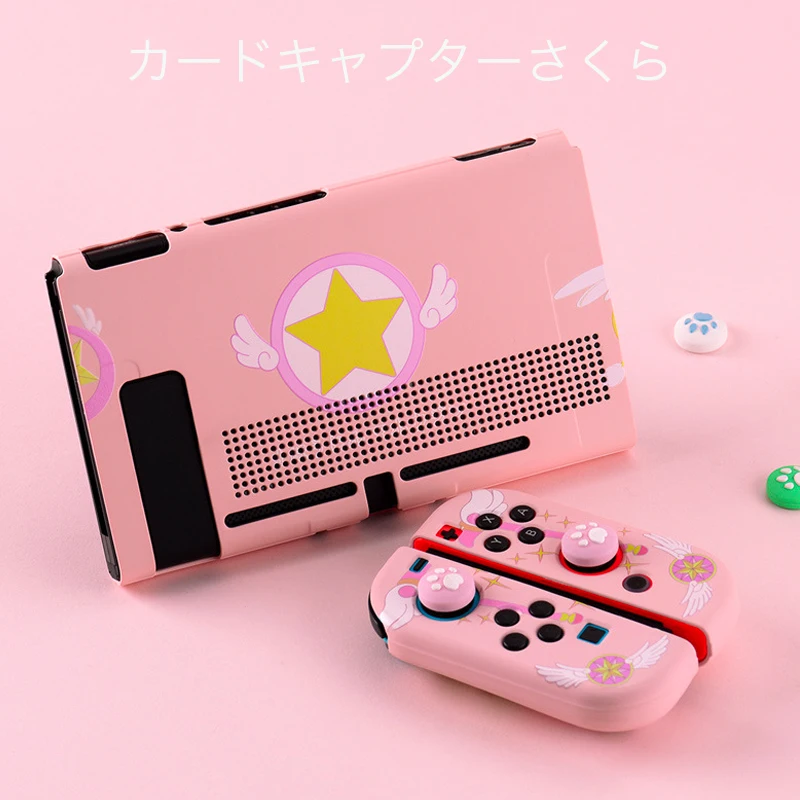 สำหรับ Nintendo Switch Case การ์ตูนน่ารักฝาครอบแยกเปลือก Joy-Con Controller TPU PC Protector NS อุปกรณ์เสริม