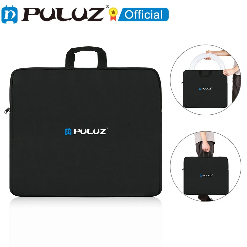 PULUZ for 46cm Ring LED Lights Portable Zipper Storage Bag Photography Lights Carry Handbags, Size: 48cm x 55cm