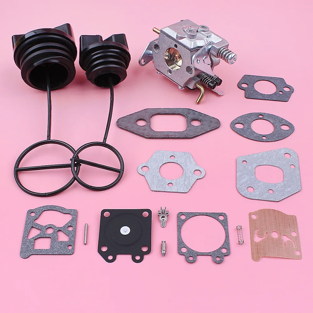 Imagem -04 - Carburador Carb Gasket Repair Kit para Partner 350 351 370 Tampa do Tanque de Óleo Combustível Chainsaw Reposição Ferramenta Parte