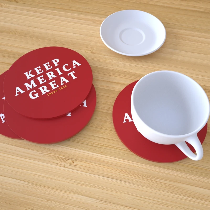 Personal logo Party Custom Logo Eco-Friendly Soft Rubber Glass Drink Cup Coasters Promotion Gifts Mats Pads Advertising