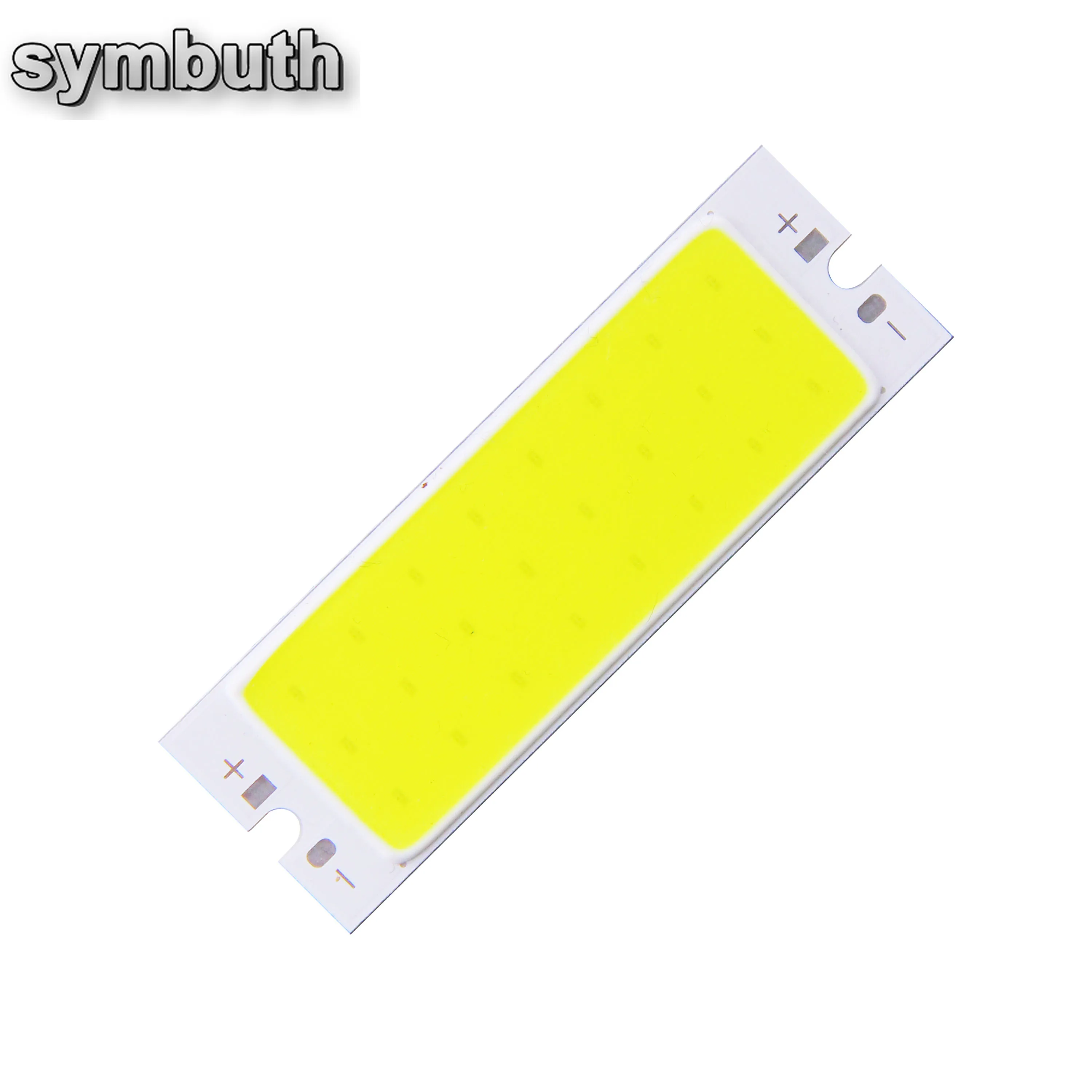 7W 12V DC Input COB LED Light Source 62x20mm Chip on Board Cold White Color for Work Lamp Automotive Bulb