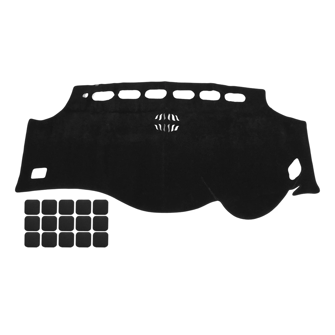 X Autohaux RHD Car Dashboard Cover Protector Pad for-Toyota Alphard Vellfire 20 Series 2008-2015 Non-slip Sun Shade Pad Carpet
