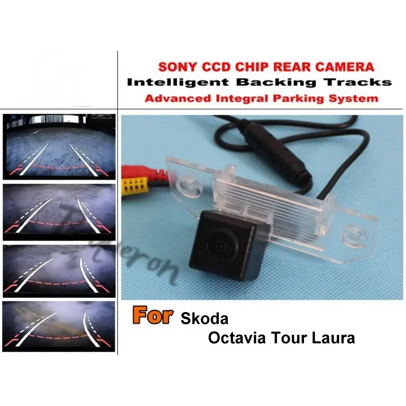 

For Skoda Octavia Tour Laura Intelligent Car Parking Camera with Tracks Module Rear Camera CCD Night Vision