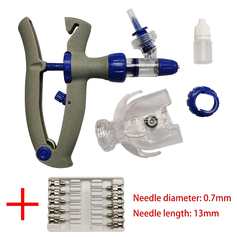 5ml Continuous Vaccine Injection Poultry Adjustable Automatic 10 Needles Chicken Pig Cow Sheep Veterinary Tool