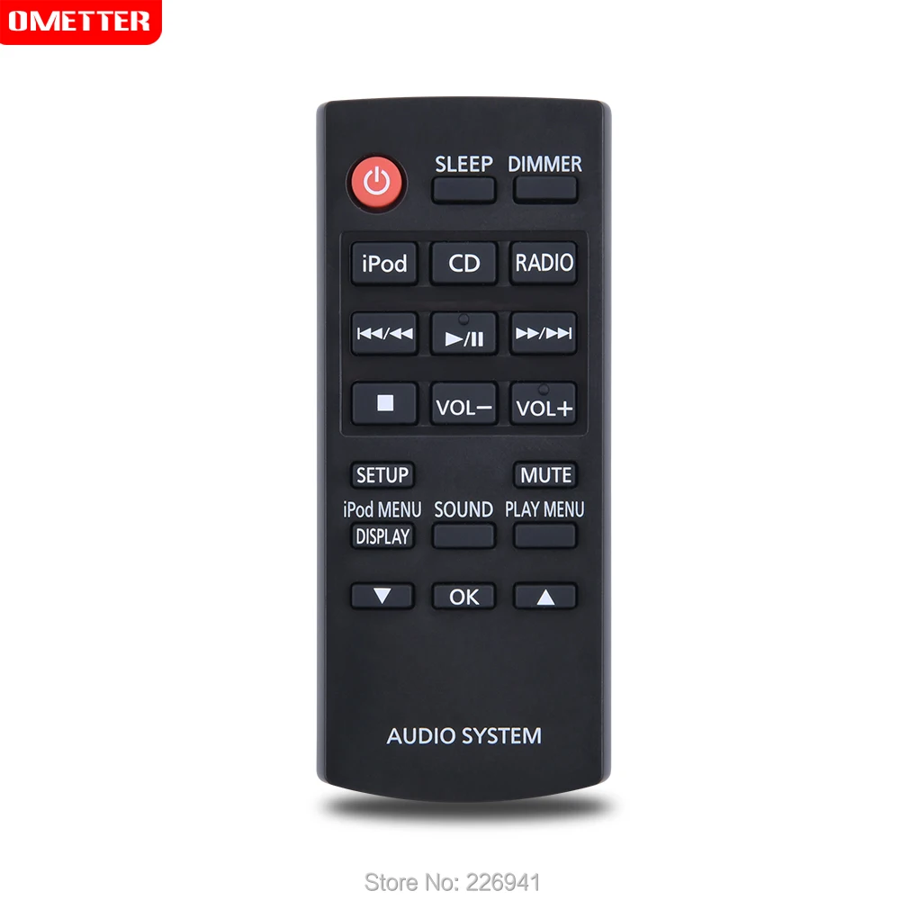 Nieuwe N2QAYC000058 Voor Panasonic Audio Systeem Afstandsbediening Voor SC-HC27 SC-HC38 SC-HC58