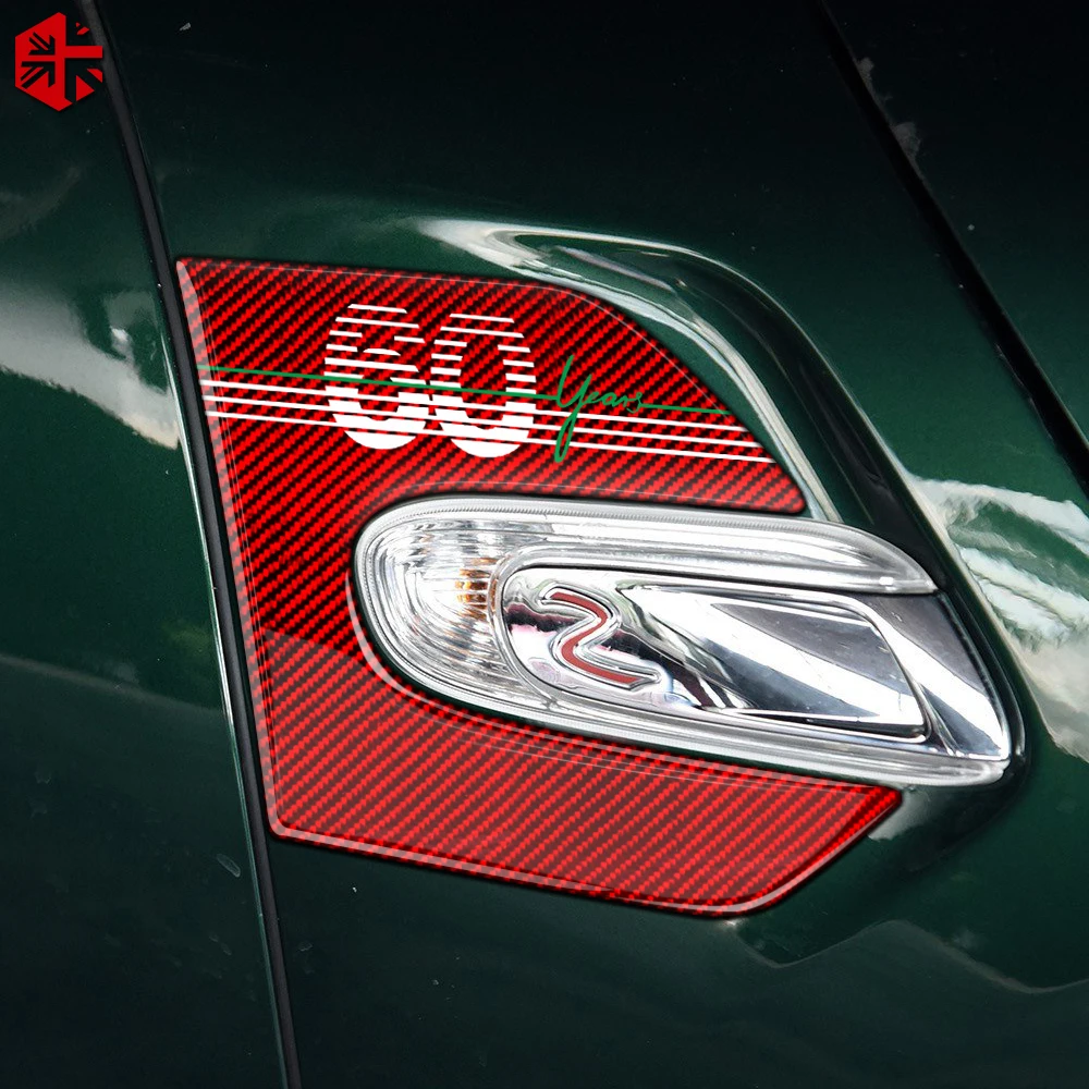 

2 шт., Декоративные крылья из углеродного волокна для MINI Cooper S F55 F56 One JCW