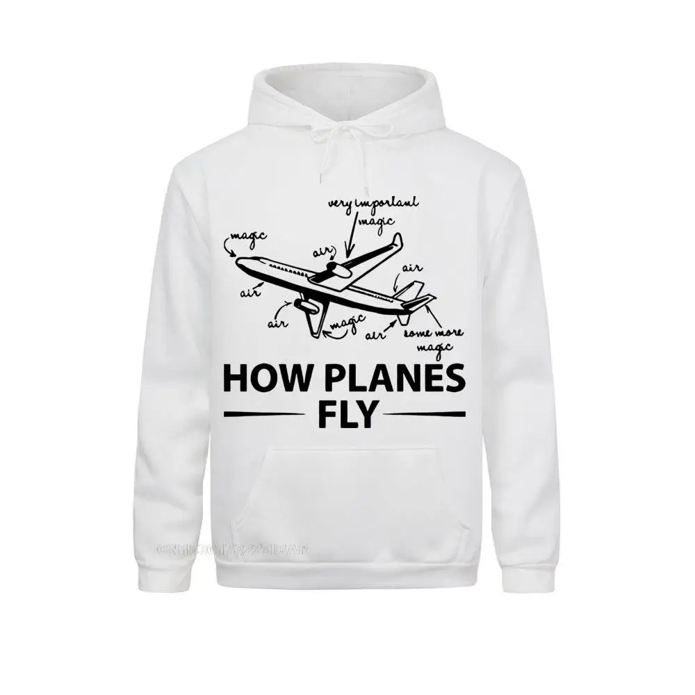 How Planes Fly Fall Tops Harajuku Hoodies Men's Cool Aerospace Engineer Tshirt Christmas Day Loose Printed Sweatshirt