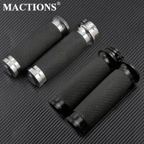 Moto 1 "25mm Manopole Manubrio Per Harley Touring Road Street Glide Sportster 883 1200 72 XL Dyna VRSC Softail Personalizzato