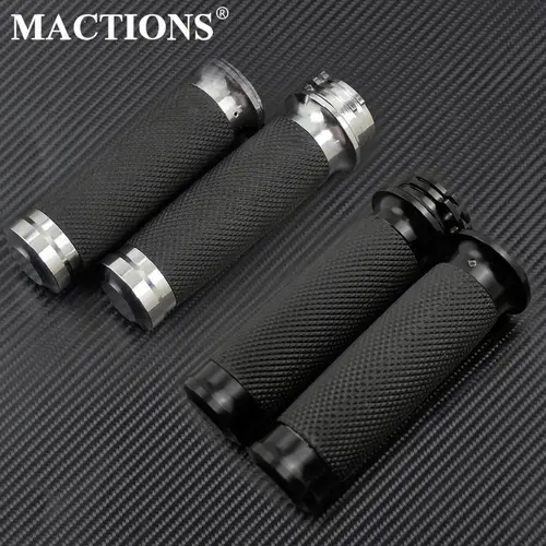 Empuñaduras de mano para motocicleta, manillar de 1 ""y 25mm para Harley Touring Road Street Glide Sportster 883 1200 72 XL Dyna VRSC Softail personalizado