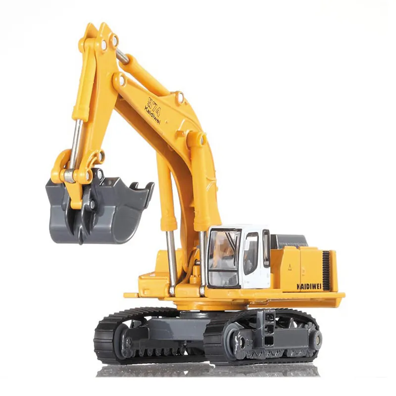 Hot 1:87 excavator alloy model,metal engineering model toy,simulation children's gift collection ornaments,free shipping