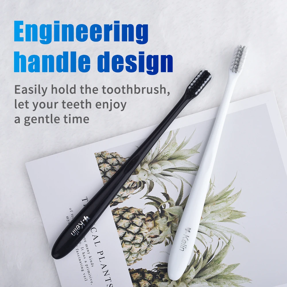 Y-kelin 8/12 pcs Oral Hygiene Care Orthodontic Tooth Brushes V-Shaped Toothbrush Soft Bristle with 1 Inter-Dental Brush