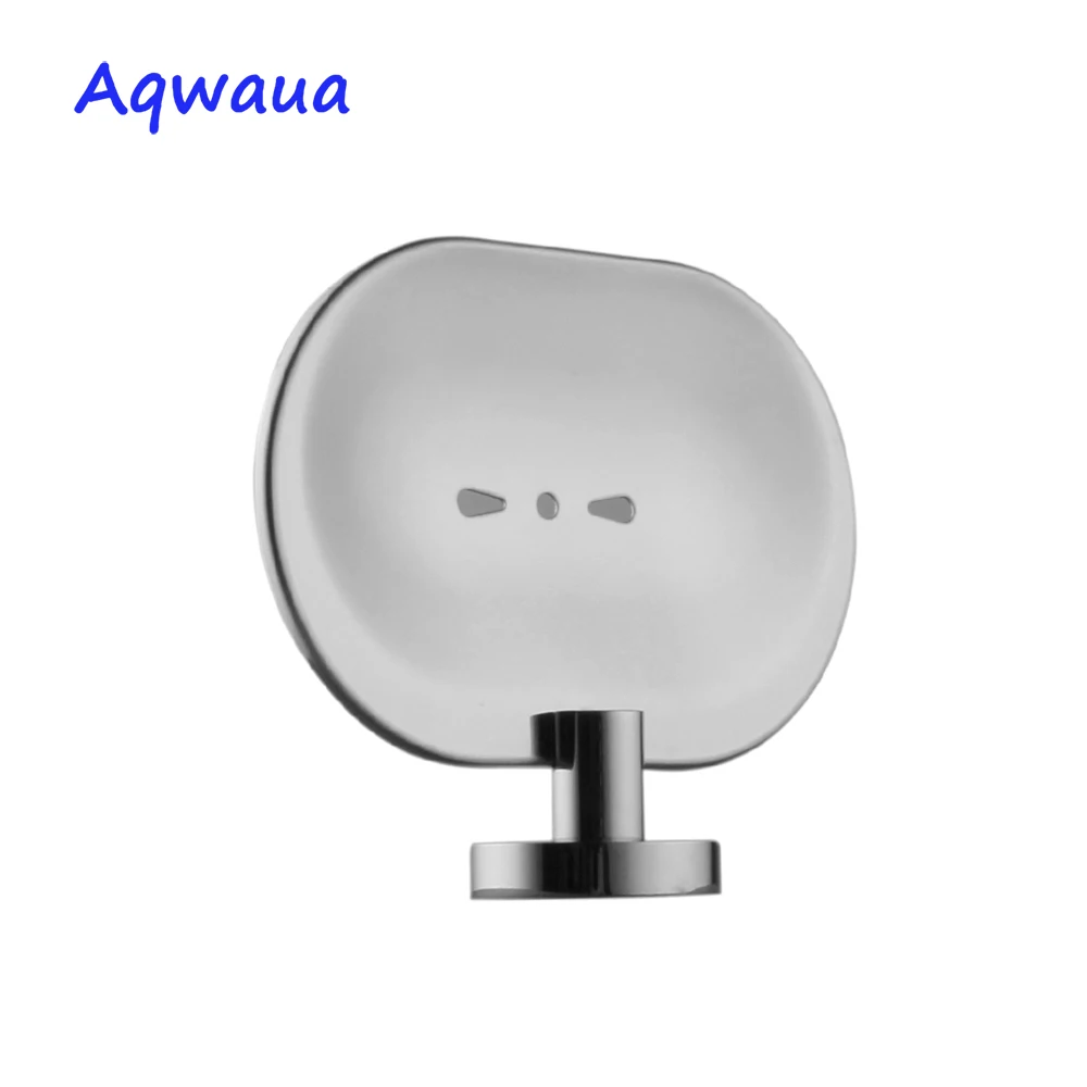 Aqwaua Soap Dish Wall Mounted Soap Holder Soap Box Soap Holder for Shower Full Brass Body Chrome Plated Accessories for Bathroom