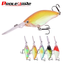 1 pz manovella esche da Pesca Pesca a traina Minnow artificiale esca dura 11cm 18g grandi Wobblers immersione rapida Swimbait carpa Bass Pesca