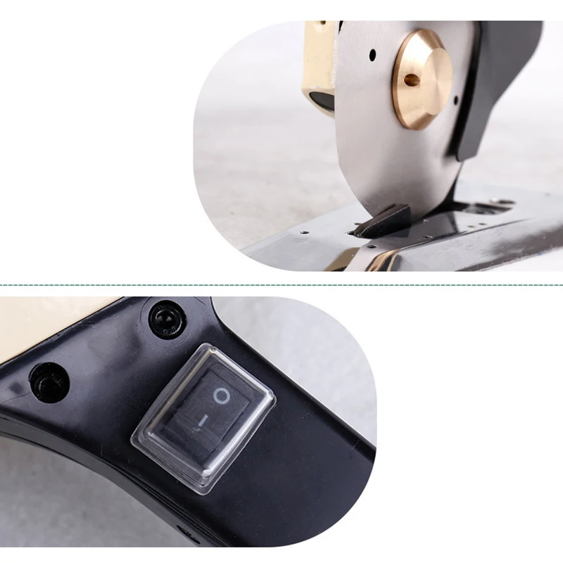 Electric Cloth Cutter 4 Inch Fabric Cutting Machine Electric Rotary Cutter 250W for Multi Layer