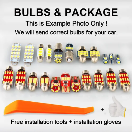 Imagen 2 del producto ZUORUI para Volkswagen VW Golf 4 5 6 7 Jetta Bora Vento Passat B5 B6 B7 B8 CC Polo Phaeton bombilla LED para coche Kit de luz Interior Canbus