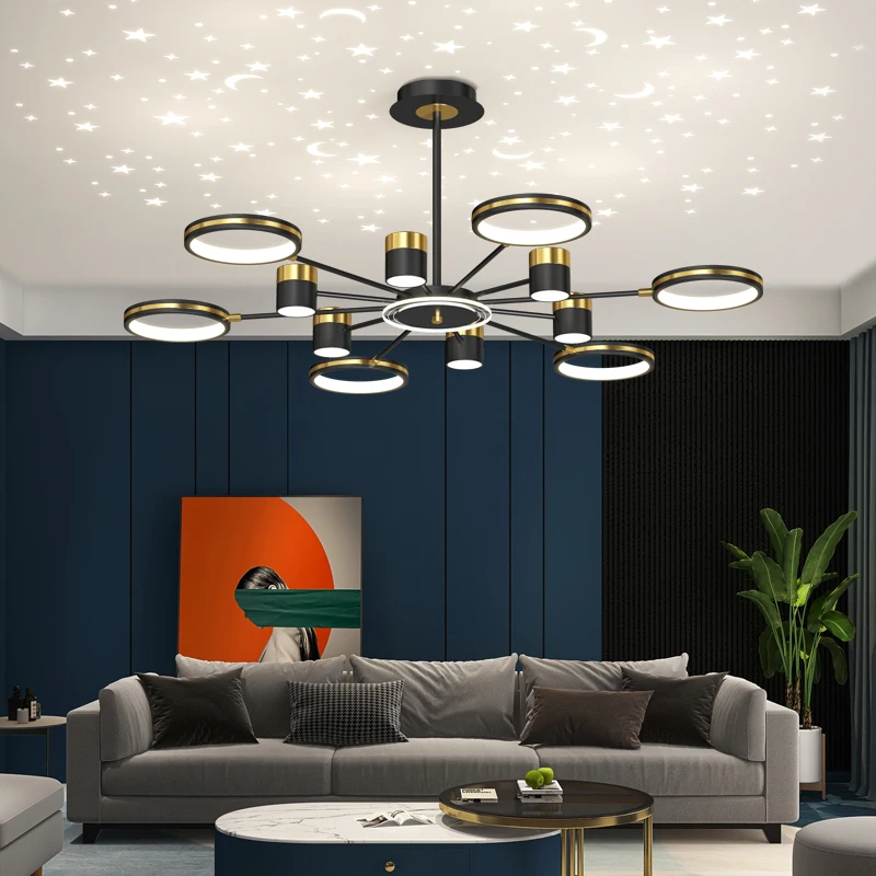 Nordic Starry sky top led Pendant Lights For Living room decoration Bed Diningroom led lustre Pendant lamp Hanging light fixture