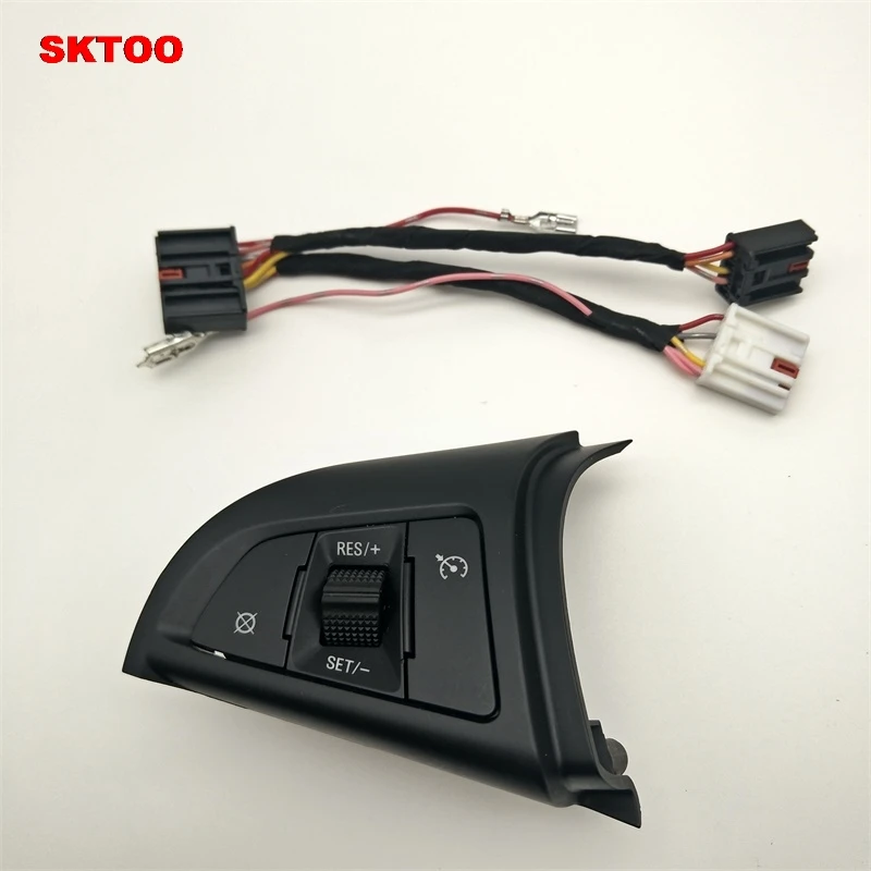 SKTOO For Chevrolet Cruze 2009-2014 Cruise switch multifunction steering wheel switch the volume button switch Bluetooth