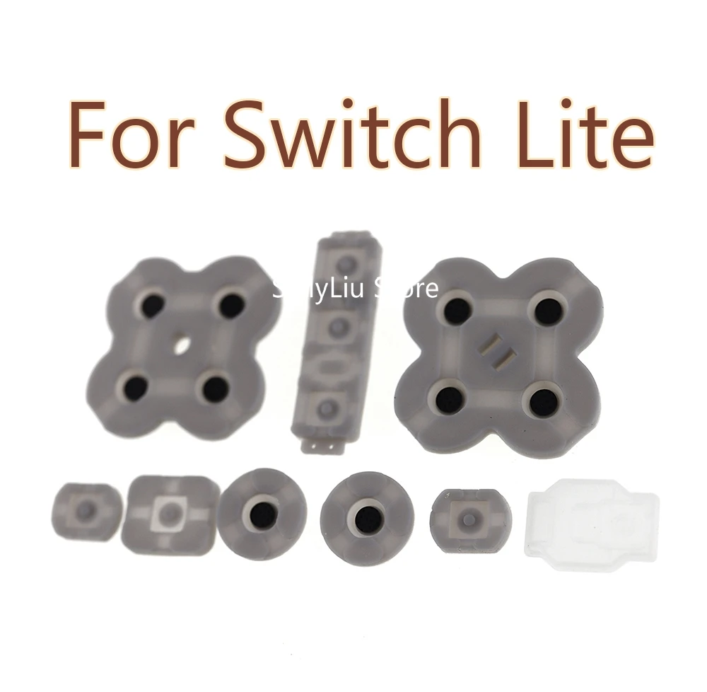 1set Rubber Conductive Buttons D-pad Full set for NS Nintendo Switch Joy-Con Silicone Start Select Keypad for switch lite pro