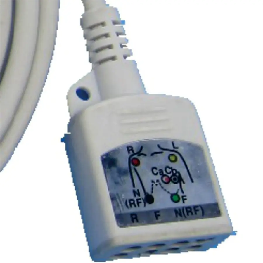 ECG 5-leads Trunk Cable For NIHON KOHDEN-3-5leads Patient Monitor