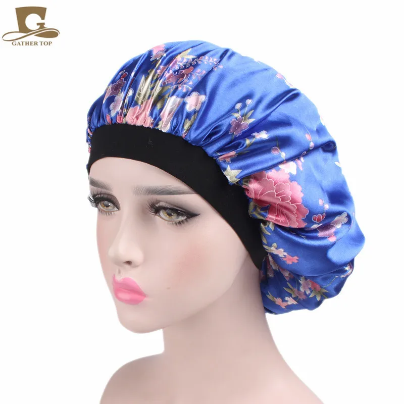 2019 new women men hair loss products sleeping bonnet hair care set band hair band makeup hat beanie leopard hair accessories