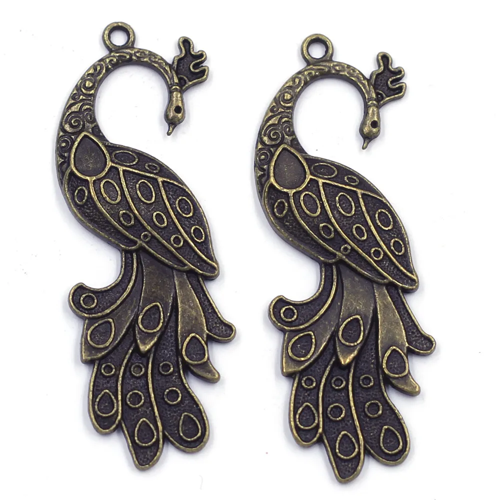 20g Pendants Owl Peacock Hawk Birds Animal For Charms Necklaces Jewelry DIY Making Findings