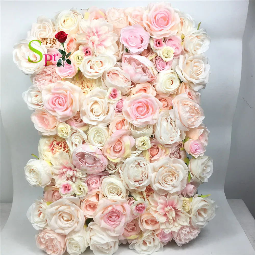 SPR  40*60cm Artificial Flowers Decoration Wedding Flower wall Backdrop