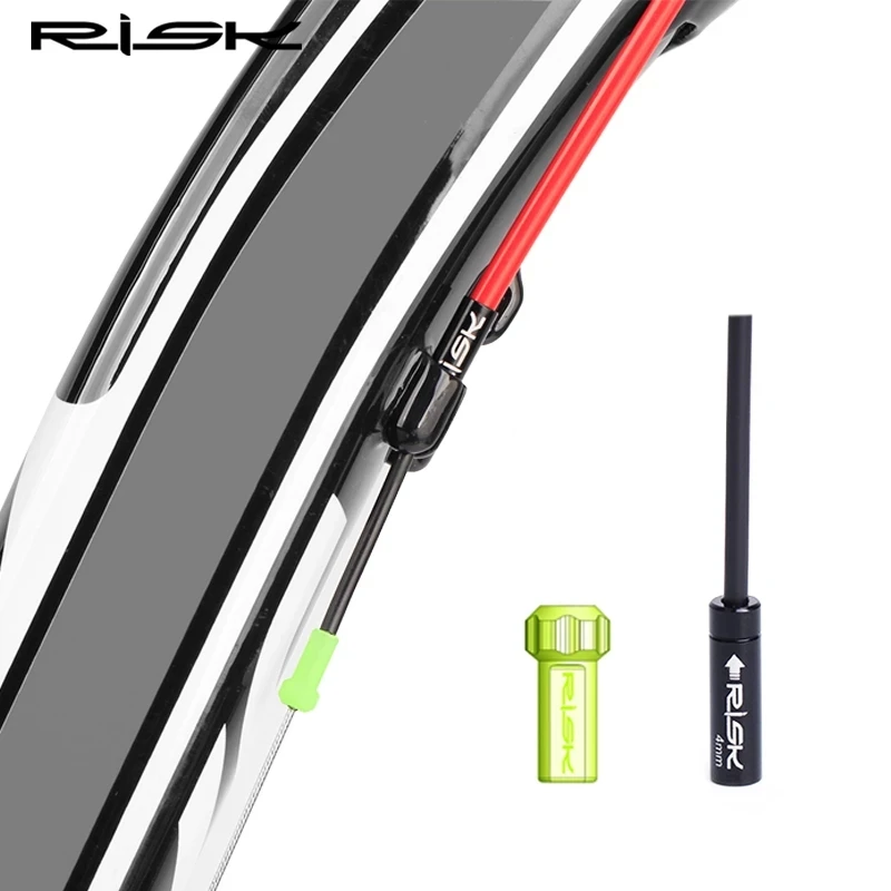 RISK Bike 4mm 5mm Brake Derailleur Shift Cable Oiling Nosed End Cap Oil Slick Lube Liner Catheter Dustproof Plug Dust Cover