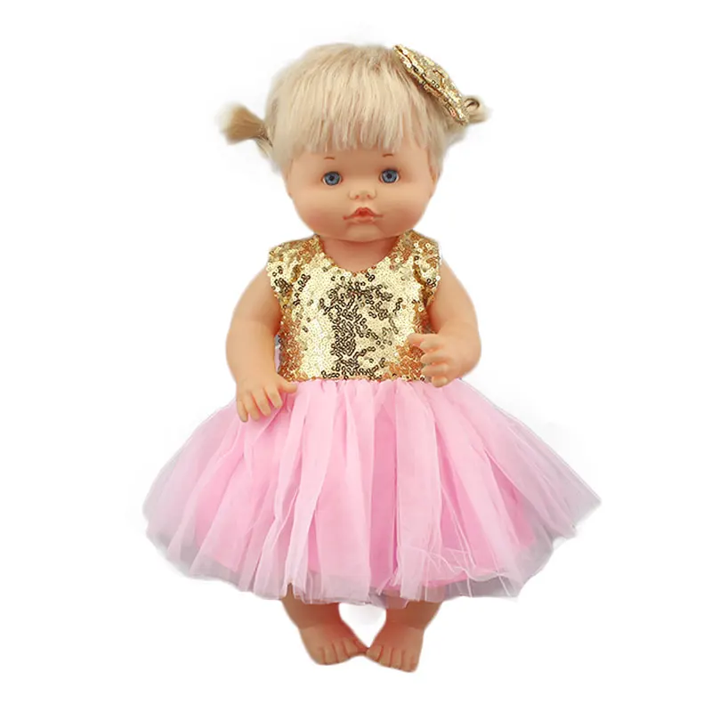 2023 New Arrival Dolls Dress For 42 cm Nenuco Doll 17 Inches Baby Doll Clothes