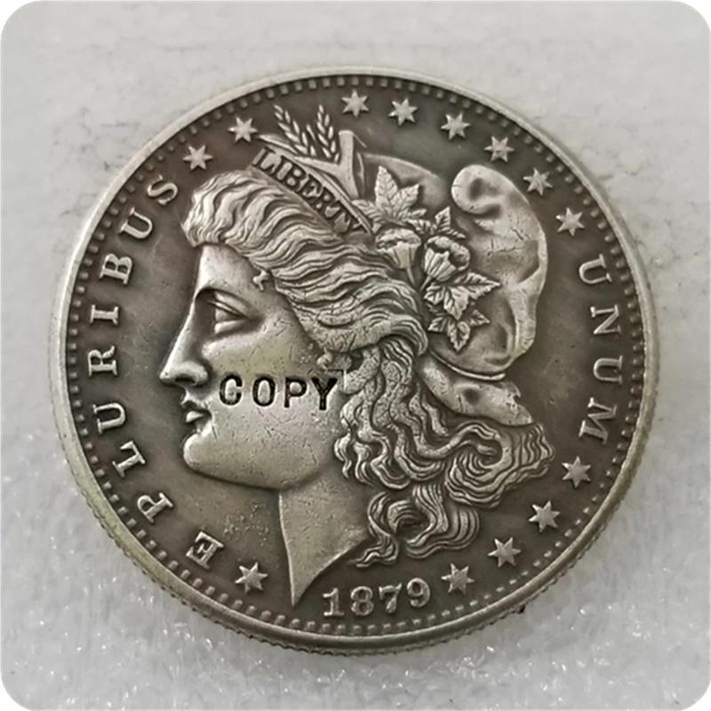 COPY REPLICA 1879 50C Morgan Half Dollar, Judd-1600, Pollock-1795 COPY