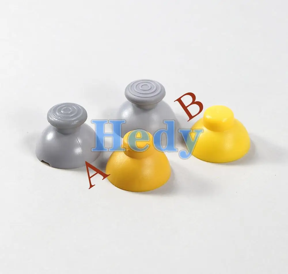 1 conjunto = 2 peças de tampas antiderrapantes para joystick analógico, para gamecube ncg controlador esquerda e direita l r