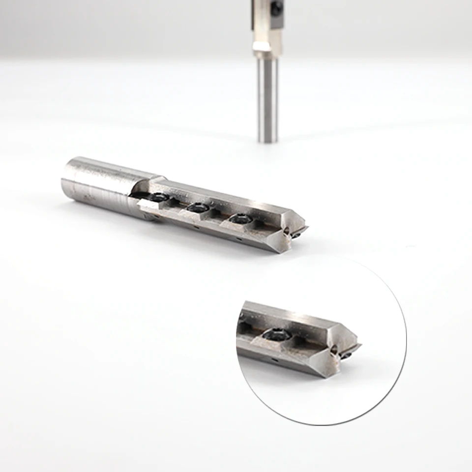 Removable Router Bit with Disposable Blades Woodworking Milling Cutter for CNC Machining Center