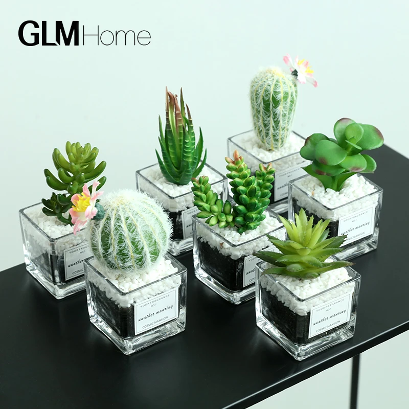 North European simulation plant potted living room succulent cactus false green plant ornaments home furnishings