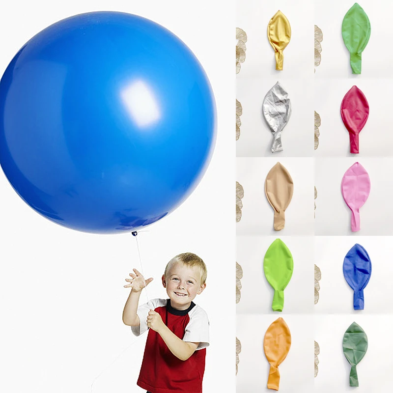 

1-5pcs 36inch Large Size Latex Balloons Blue Pastel Candy Balloon Baby Shower Decor Air Globos Wedding Birthday Party Decoration