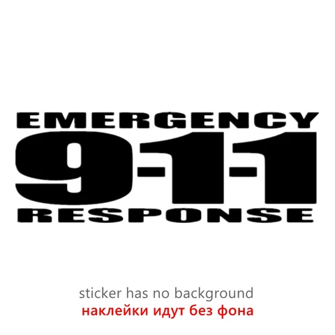 CK3103# наклейки на авто emergency 911 response водонепрониц